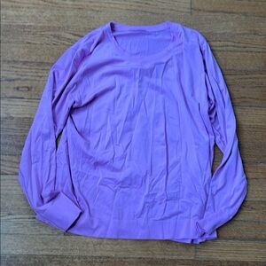 lululemon athletica Purple Long Sleeve Women's Top, Size 14
